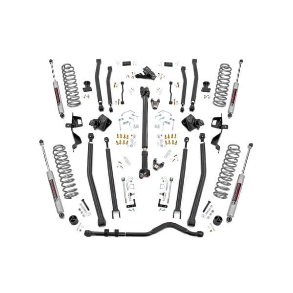 4 Inch Lift Kit - Long Arm - Jeep Wrangler Unlimited 4WD (18-23)