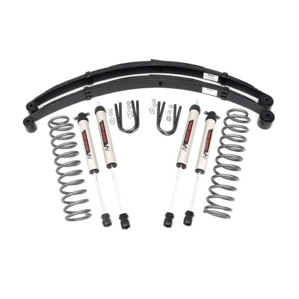 3 Inch Lift Kit - RR Springs - V2 - Jeep Cherokee XJ 2WD 4WD (84-01)