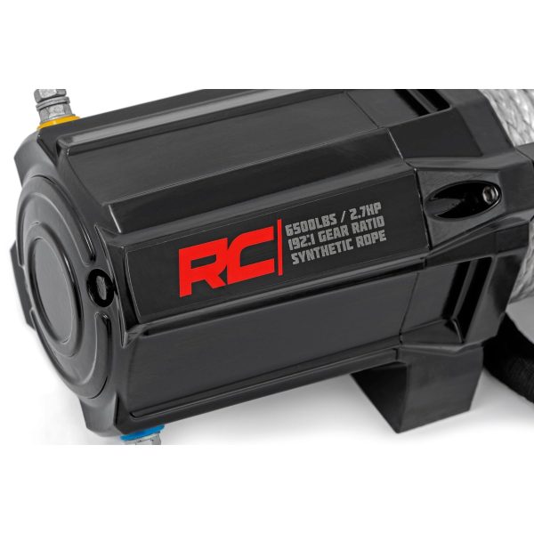 Rough Country 6500-LB Winch - UTV - Synthetic Rope