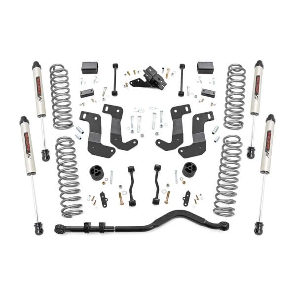 3.5 Inch Lift Kit - C A Drop - Stage 1 - V2 - Jeep Wrangler Unlimited (18-23)