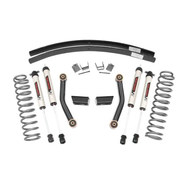 3 Inch Lift Kit - SII - RR AAL - V2 Shocks - Jeep Cherokee XJ (84-01)