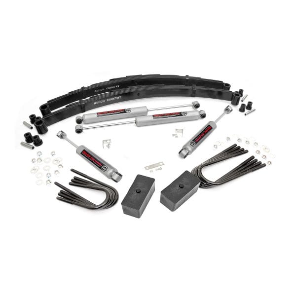 2 Inch Lift Kit - Rear Blocks - Chevy GMC 3 4-Ton Suburban (88-91)