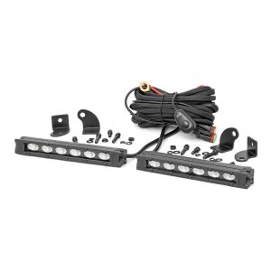 Rough Country Black Series LED - 6 in Pair - Slim Line