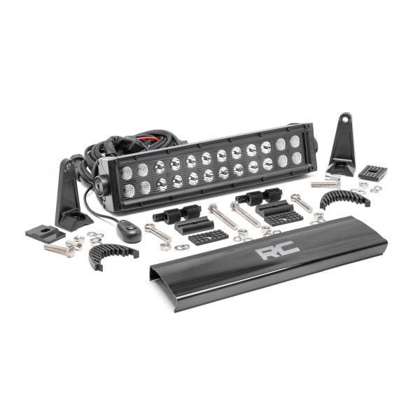 Rough Country Black Series LED Light - 12 Inch - Dual Row