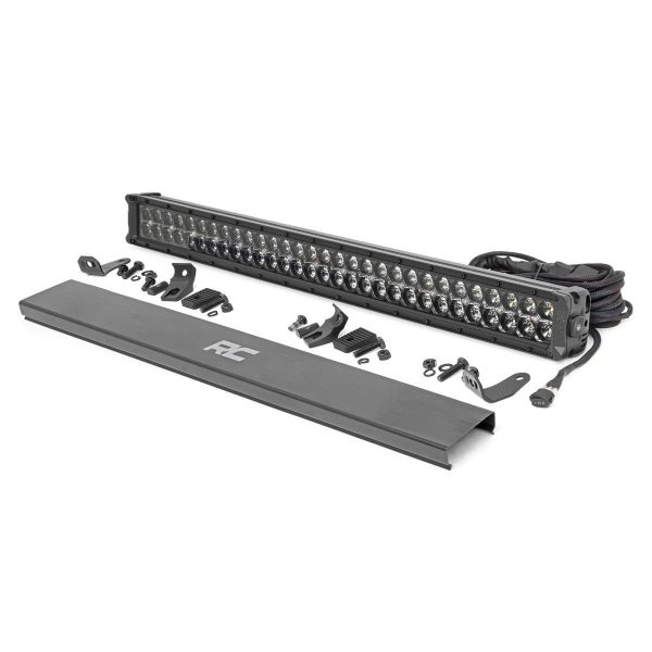 Rough Country Black Series LED Light - 30 Inch - Dual Row - White DRL