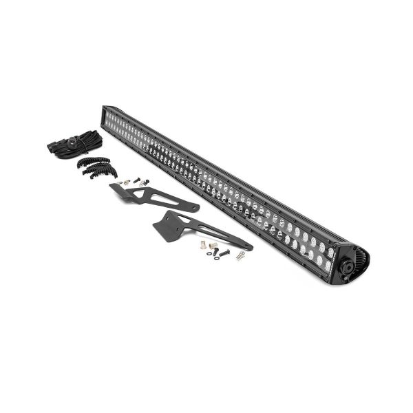 LED Light - Windshield - 50" Black Dual Row - Can-Am Defender HD 5 HD 8 HD 9 HD 10