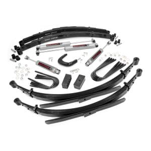 6 Inch Lift Kit - 52 Inch Rear Springs - Chevy GMC 3 4-Ton Suburban C25 K25 Truck (73-76)