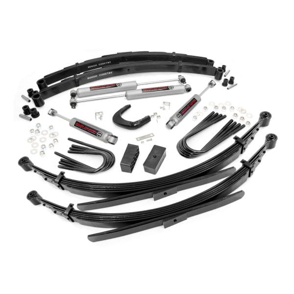 6 Inch Lift Kit - 56 Inch RR Springs - Chevy GMC 3 4-Ton Suburban (77-91) C25 K25 Truck (77-87)