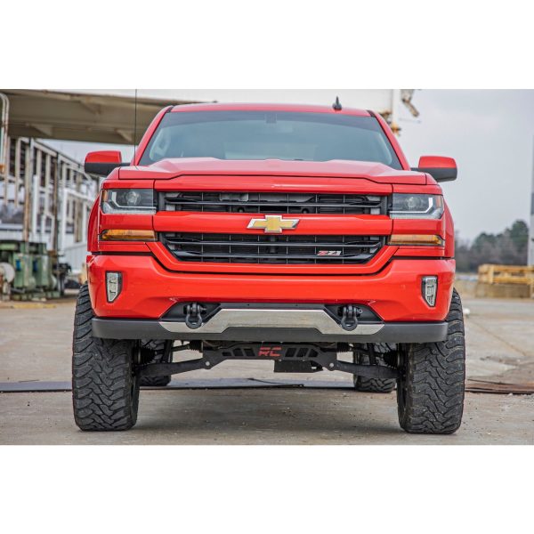 Rough Country Tow Hook Brackets - Chevy Silverado 1500 2WD 4WD (2014-2018)