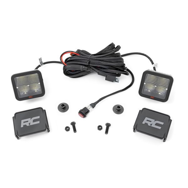 LED Light Kit - Ditch Mount - 2" Spectrum Pair - Spot Pattern - Ford Bronco (21-23)