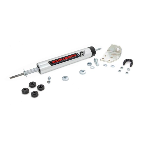 Rough Country V2 Steering Stabilizer - Toyota 4Runner Truck 4WD (1984-1985)