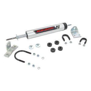 Rough Country V2 Steering Stabilizer - Jeep CJ (59-86) CJ 8 Scrambler (81-85) 4WD