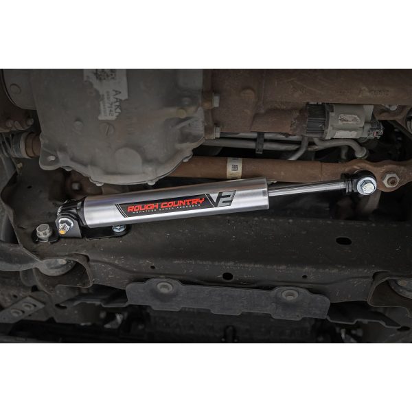 Rough Country V2 Steering Stabilizer - Chevy GMC 2500HD 3500HD (16-23)