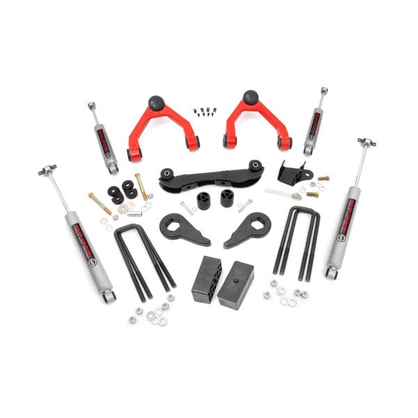 2-3 Inch Lift Kit - Rear Blocks - Chevy GMC C1500 K1500 Truck SUV (88-99)