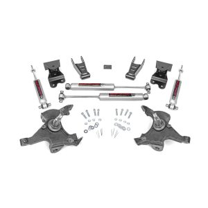 Lowering Kit - 2 Inch FR - 4 Inch RR - Chevy C1500 K1500 Truck (88-99)