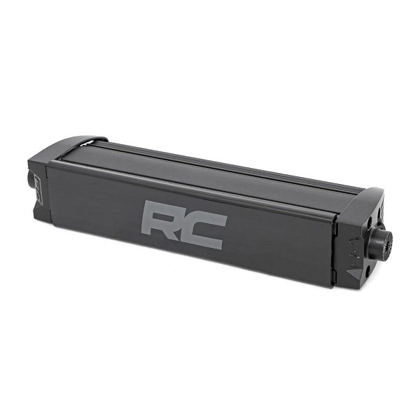 Rough Country Black Series LED Light Bar - Cool White DRL - 8 Inch - Single Row Pair