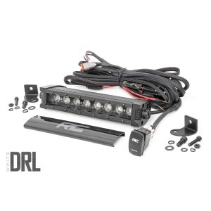 Black Series LED Light Bar - Amber DRL - 8 Inch - Single Row