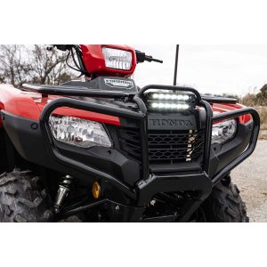 LED Light Kit - Bumper Mount - 6" Black Slimline Pair - Honda Foreman Rancher