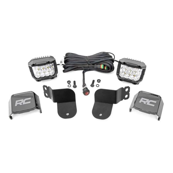 LED Light Kit - Cage Mount - 3" OSRAM - Wide Angle - Polaris General (2021)