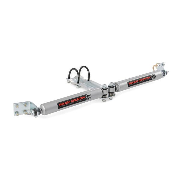 Rough Country N3 Steering Stabilizer - Dual - 2-8 Inch Lift - Dodge 1500 (94-99)