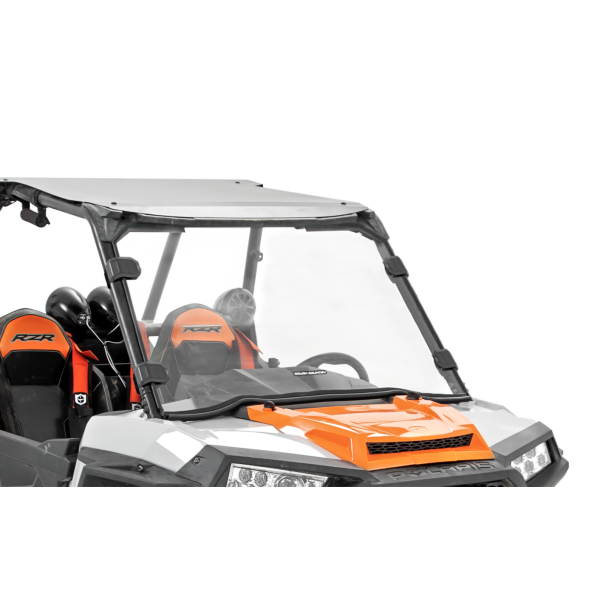 Rough Country Full Windshield - w o Factory Visor - Polaris RZR XP 1000 RZR XP 4 1000 (14-22)