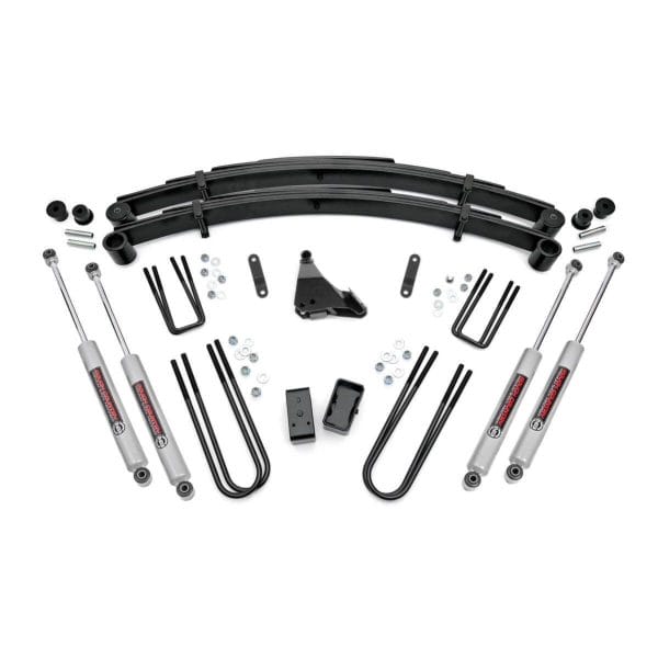 4 Inch Lift Kit - Rear Blocks - Ford F-250 F-350 Super Duty (99-04)