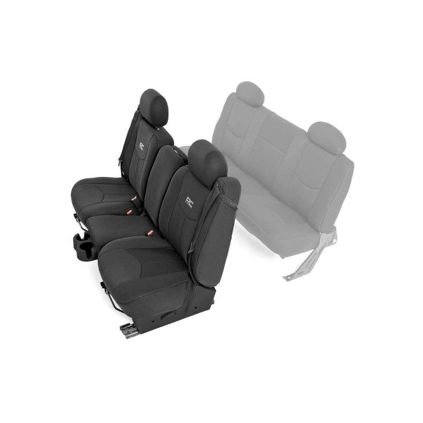 Rough Country Seat Covers - Front 40 40 20 - Chevy GMC 1500 (99-06 & Classic)