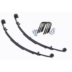 Front Leaf Springs - 4" Lift - Pair - Ford Excursion F-250 Super Duty F-350 Super Duty 4WD