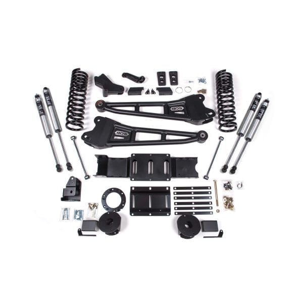 4 Inch Lift Kit w/ Radius Arm - Ram 2500 w/ Rear Air Ride (19-24) 4WD - Gas