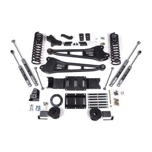 4 Inch Lift Kit w/ Radius Arm - Ram 2500 w/ Rear Air Ride (19-24) 4WD - Gas