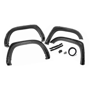 Rough Country Defender Pocket Fender Flares - 1D6 Silver Sky Metallic - Toyota Tundra (14-21)