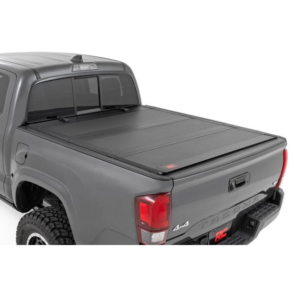 Hard Tri-Fold Flip Up Bed Cover - 5' Bed - Toyota Tacoma 2WD 4WD (16-23)