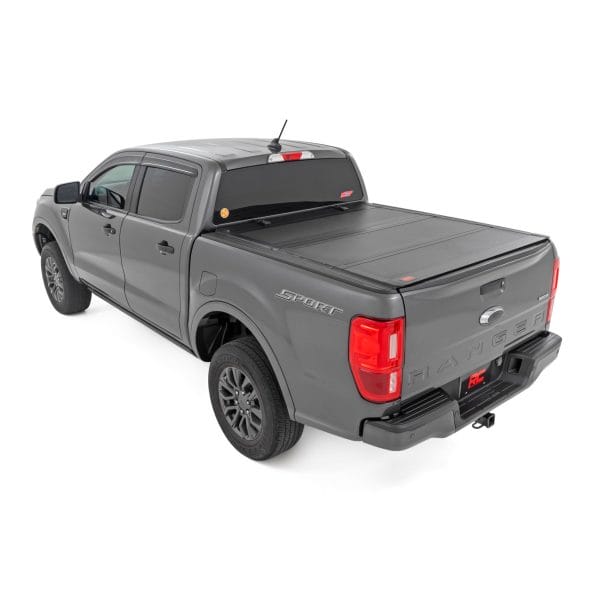 Hard Tri-Fold Flip Up Bed Cover - 5' Bed - Ford Ranger 2WD 4WD (19-23)