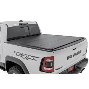 Hard Tri-Fold Flip Up Bed Cover - 5'7" Bed - Ram 1500 (19-23) 1500 TRX (21-23)