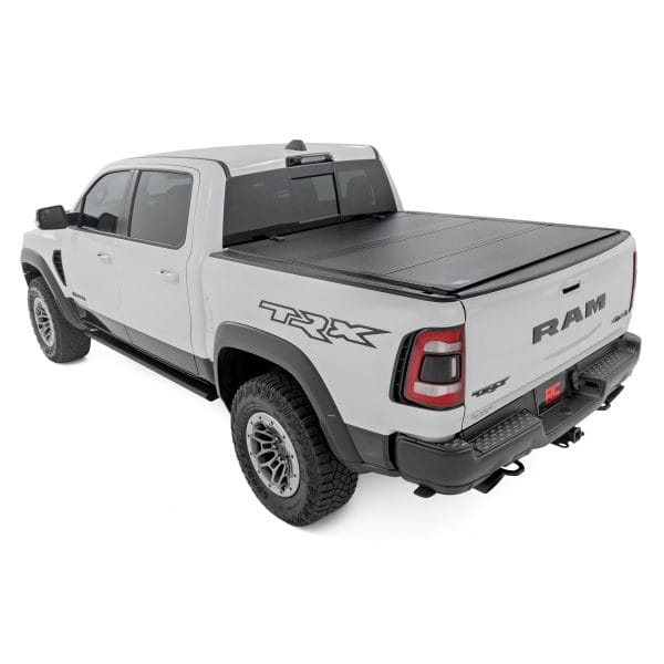 Hard Tri-Fold Flip Up Bed Cover - 5'7" Bed - Ram 1500 (19-23) 1500 TRX (21-23)