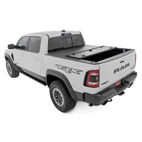 Hard Tri-Fold Flip Up Bed Cover - 5'7" Bed - Ram 1500 (19-23) 1500 TRX (21-23)