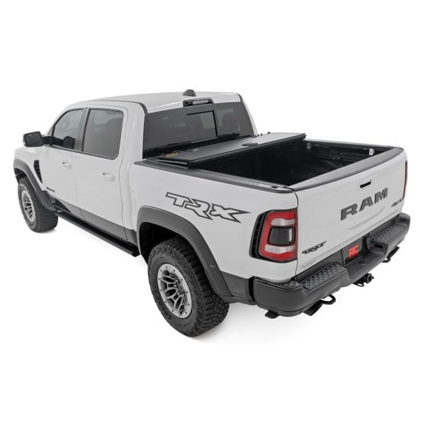 Hard Tri-Fold Flip Up Bed Cover - 5'7" Bed - Ram 1500 (19-23) 1500 TRX (21-23)