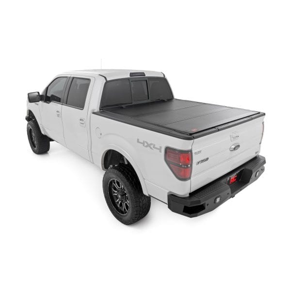 Hard Tri-Fold Flip Up Bed Cover - 5'7" Bed - Ford F-150 (04-14)