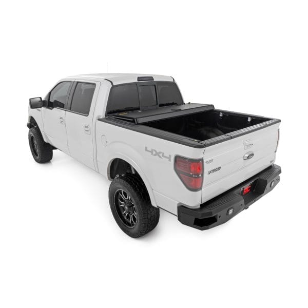 Hard Tri-Fold Flip Up Bed Cover - 5'7" Bed - Ford F-150 (04-14)