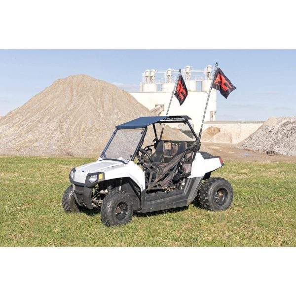 Rough Country LED Light Whip Kit - Bed Mount - Polaris RZR 170 4WD (2009-2022)