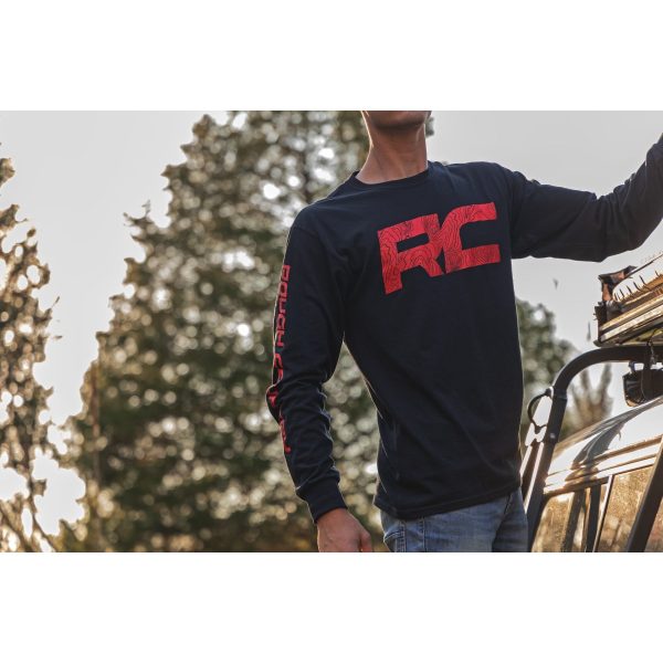 Rough Country Long Sleeve - RC Tread Sleeve - Black - SM