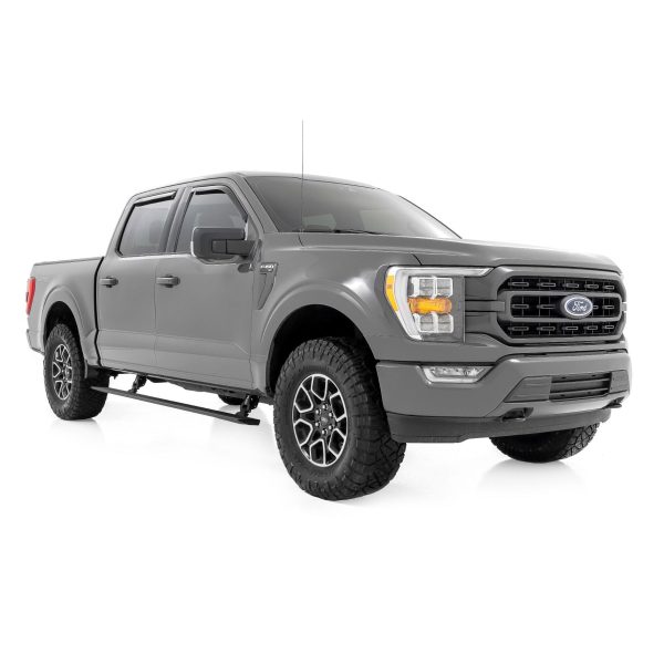 Power Running Boards - Dual Electric Motor - Crew Cab - Ford F-150 Lightning F-250 F-350 Raptor (15-23)