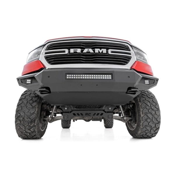 Front Bumper w Skid Plate & Tow Hooks - Ram 1500 (19-23)