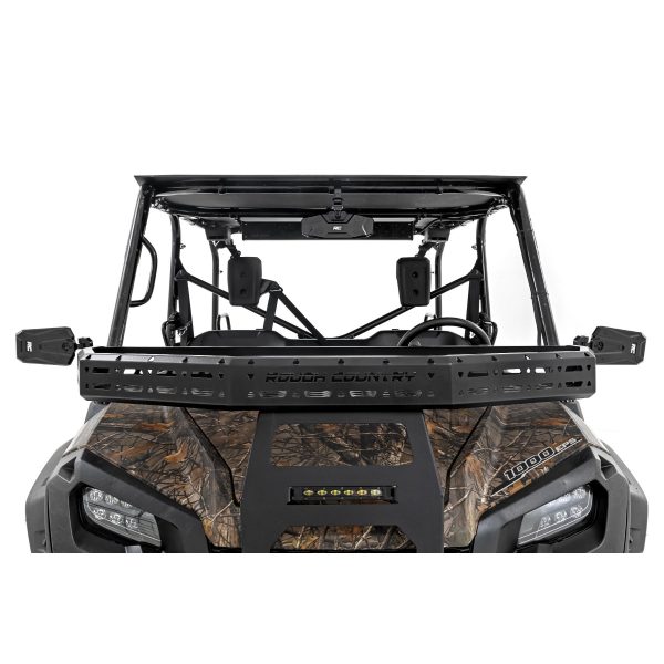 UTV Aluminum Side View Mirrors - Horizontal