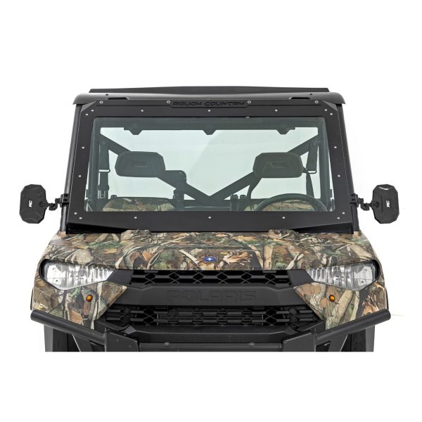 UTV Aluminum Side View Mirrors - Vertical