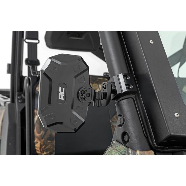 UTV Aluminum Side View Mirrors - Vertical