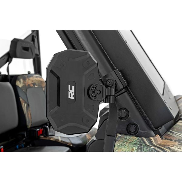 UTV Aluminum Side View Mirrors - Vertical