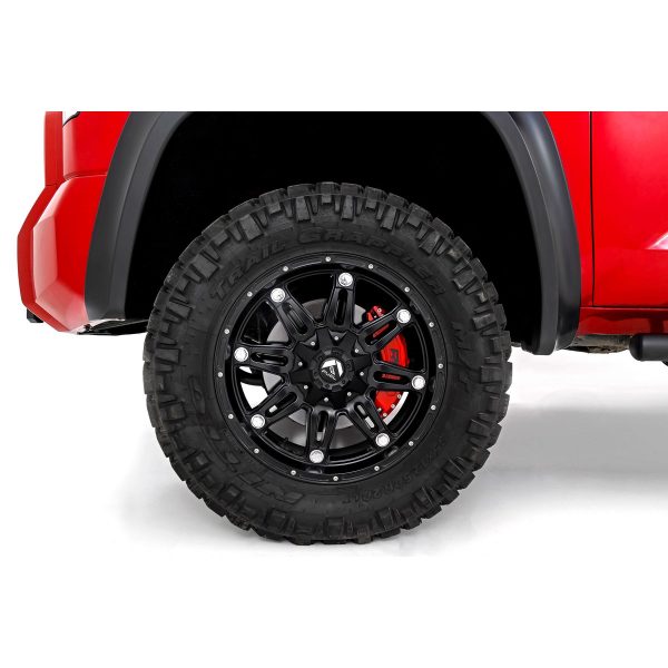 Rough Country Caliper Covers - Front and Rear - Red - Toyota Tundra 2WD 4WD (2022-2023)