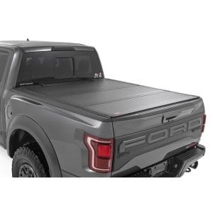 Hard Tri-Fold Flip Up Bed Cover - 5'7" Bed - Ford F-150 (21-23) F-150 Lightning (2022)