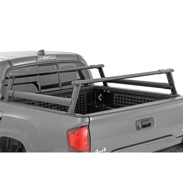 Rough Country Bed Rack - Half Rack - Aluminum - Toyota Tacoma 2WD 4WD (2005-2023)